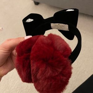 Kate Spade Faux Bow Earmuffs